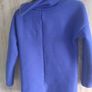 Mohito royal blue top Xs 6 zip Image 2