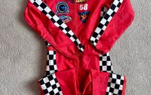 Perfect Condition Licensed Hot Wheels Car Racer Halloween costume