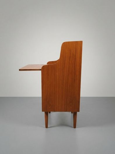 Elegant Danish Mid-Century Teak Secretary Desk, 1970s