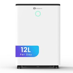 12L Per Day Dehumidifier for Home Digital Display Humidity Sensor 24H Timer Auto Shut Off Laundry Drying