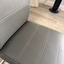 6 grey leather effect dining chairs Image 5