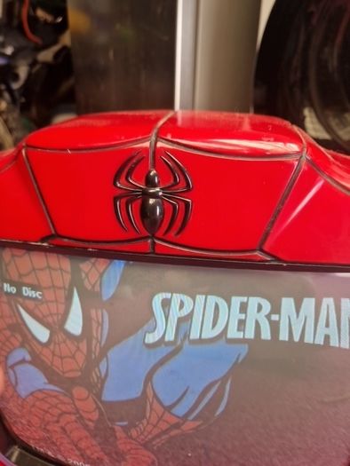 vintage  spiderman  dvd player