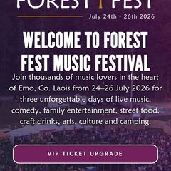 forest Festival weekend family VIP tickets