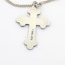 Signed British Sterling Silver Cross On 925 Chain Image 3