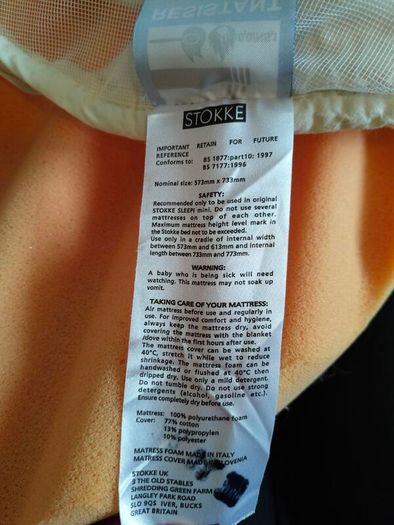 Stokke Mini Mattress