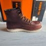 Men's Leather Moc Toe Boots UK 9/EU 43,SL-Saint Image 9