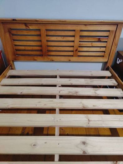 double bed with mattress