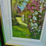 Eileen Curran "The Garden Gate" - Beautiful Original Framed Oil Painting Image 4