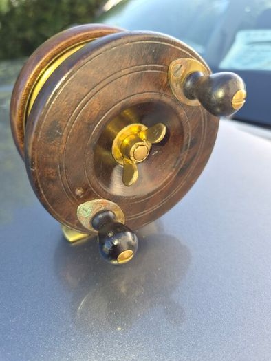old  brass  timber fishing real