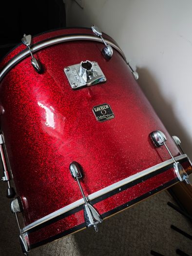 2010 Gretsch Catalina Club Red Sparkle 5-piece + hardware + bags