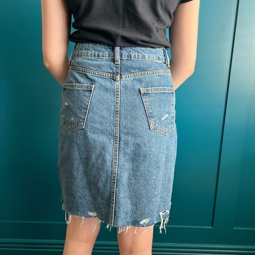 Denim mini skirt. Size XS