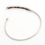 Vintage 925 Sterling Silver Signed British Geometric Scroll Bangle Image 7