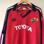Munster Jersey. Season 2004/2005. Official Canterbury Mens Home Munster Long Sleeved Rugby Jersey. Authentic Original From 2004. Not A Modern Day Remake. Image 3