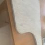 Corner Shelf with curve White Grey Image 3