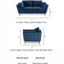 2 x Two seater dark grey couch and footstool - excellent condition Image 9