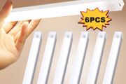 6pcs Motion Sensor Night Lights | USB Rechargeable, Stick-Anywhere