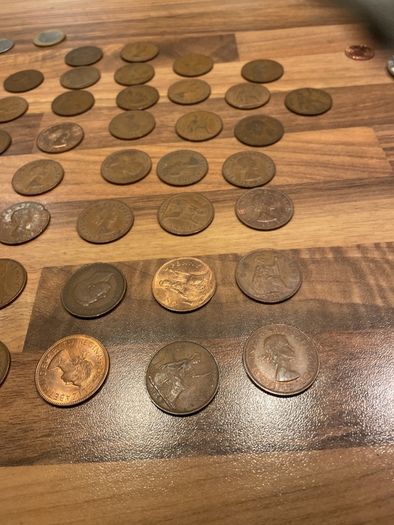 Vintage coins 91 in total