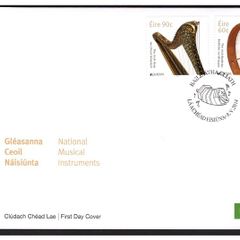 2014 Ireland Europa (Musical Instruments) Commemorative Stamps An Post First Day Cover (FDC)
