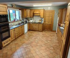 Solid Wood Kitchen - Complete Set (All Units + Worktops)