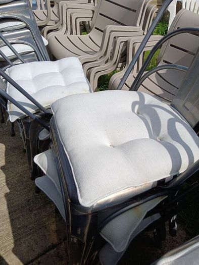 metal chairs