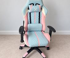 X Rocker Gaming Chair Blue and Pink