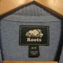 ROOTS stripped lana merino wool mens jumper size M Image 3