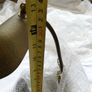 Vintage solid brass Table Desk lamp Metal top Image 10