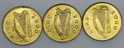 Ireland 2000 20p Coin Lot Uncirculated