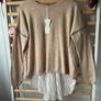 jumper bnwt open back pleated shirt detail 12 Image 2