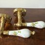 Vintage Porcelain Rose Door Handles Image 5