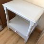 Painted pine lamp table / bed side table. Image 2
