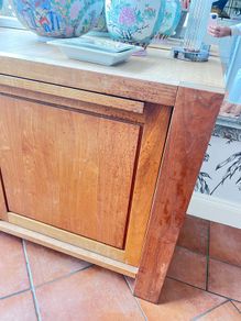 solid oak cabinet