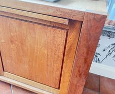 solid oak cabinet