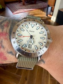 VAER Polar Pacific 42mm GMT watch