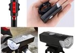 Bike Light Set, USB Rechargeable Super Bright LED Waterproof Headlight Front Lights and Back Rear Bike Lights, Adjustable Lighting Modes, Cycling Lights for Road & Mountain, bike parts