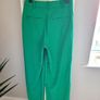 High waisted green trousers wide Leg size 38 Image 6