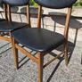 vintage 1960s Danish mid-century modern dining chairs Image 2