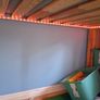 ikea kura kids bed with led lights, storage at end and mattresses Image 4