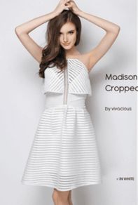 Self portrait Madison cropped overlay Dress size 14