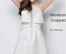 Self portrait Madison cropped overlay Dress size 14