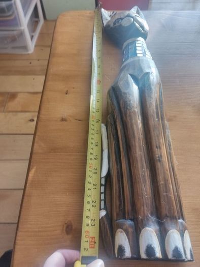 Antique wooden cats