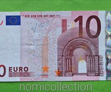 Ireland 2002 year 10 Euro Banknote.
