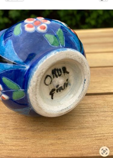 Turkish Ceramic Bud Vase