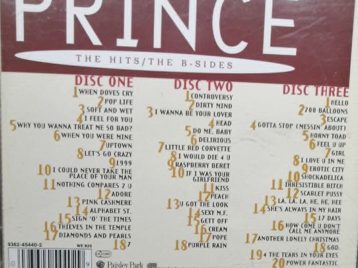 Prince - The Hits / The B Sides (3 x CD)