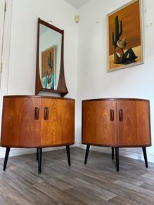 Vintage Retro Mid Century Teak G Plan Corner Cabinet