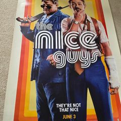 The Nice Guys movie poster - double sided