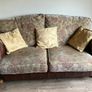 Sofa, matching chair & pouffe Image 2