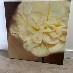 Large flower canvas