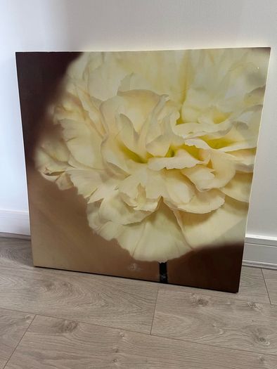 Large flower canvas