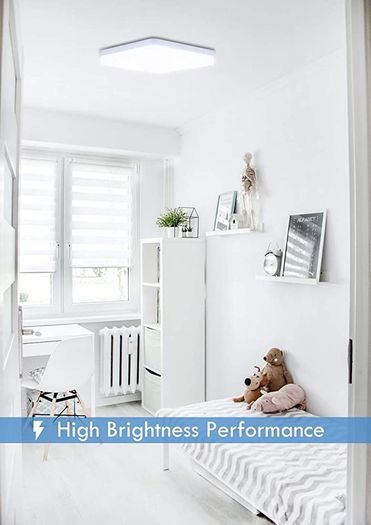 Ceiling Light 36W LED Ceiling Lights Natural White 23cm Indoor Square Ceiling Lamp for Bedroom Kitchen Hallway Office Dining Room (FREE POSTAGE)